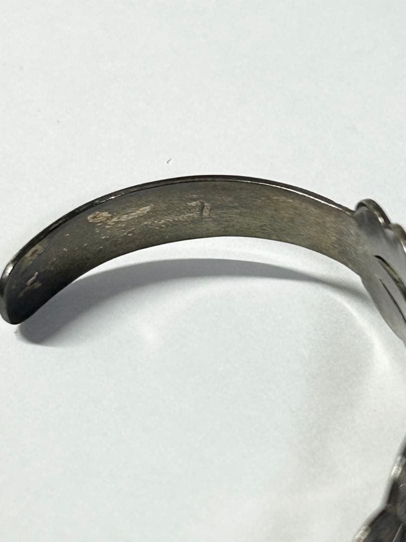 シルバー バングル　ヴィンテージ　navajo インディアンジュエリー