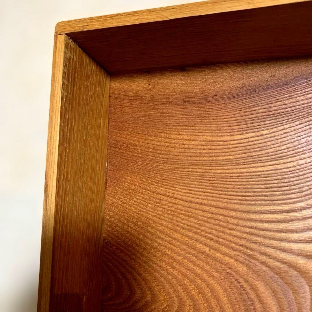 未使用　木製　ケヤキ　欅　木箱