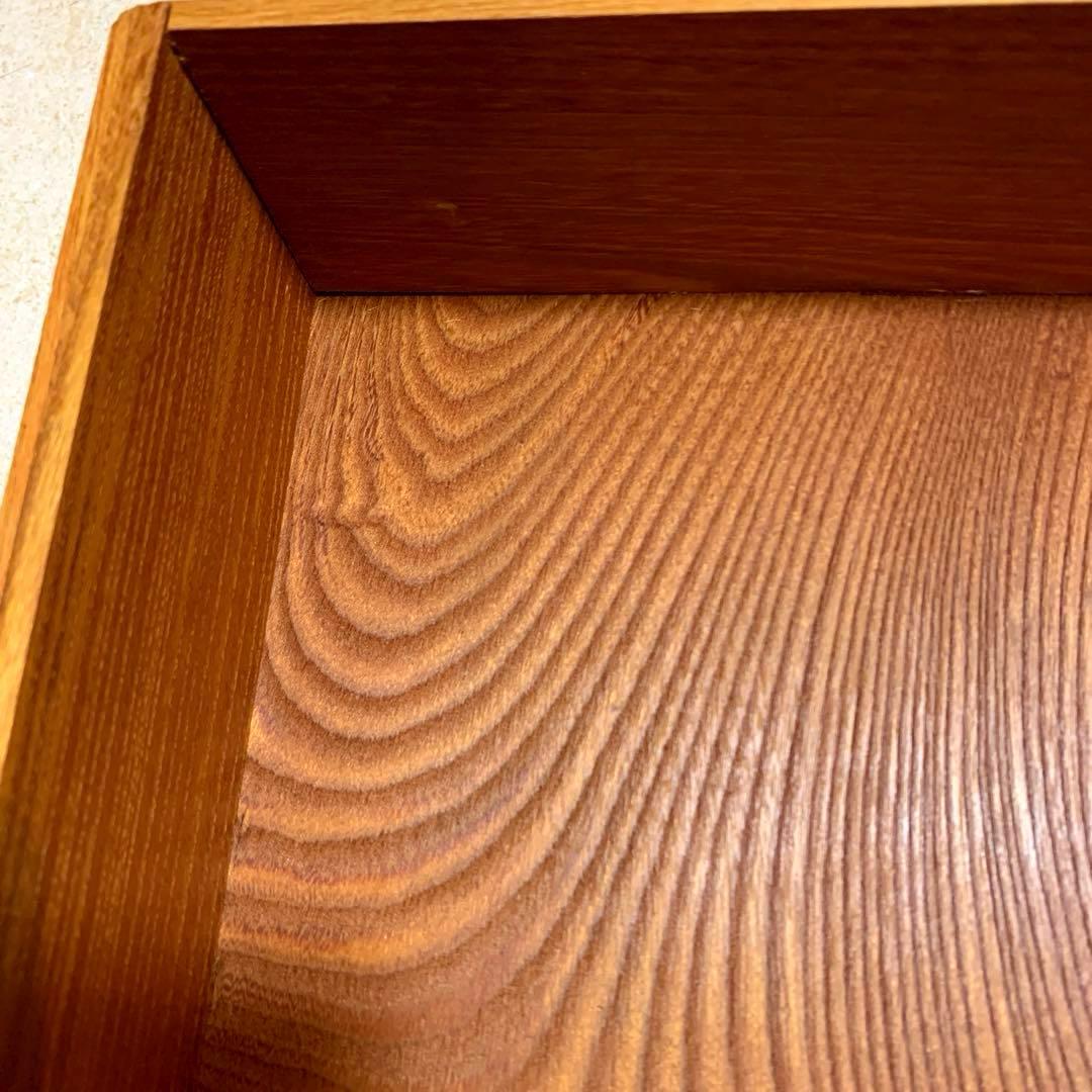 未使用　木製　ケヤキ　欅　木箱