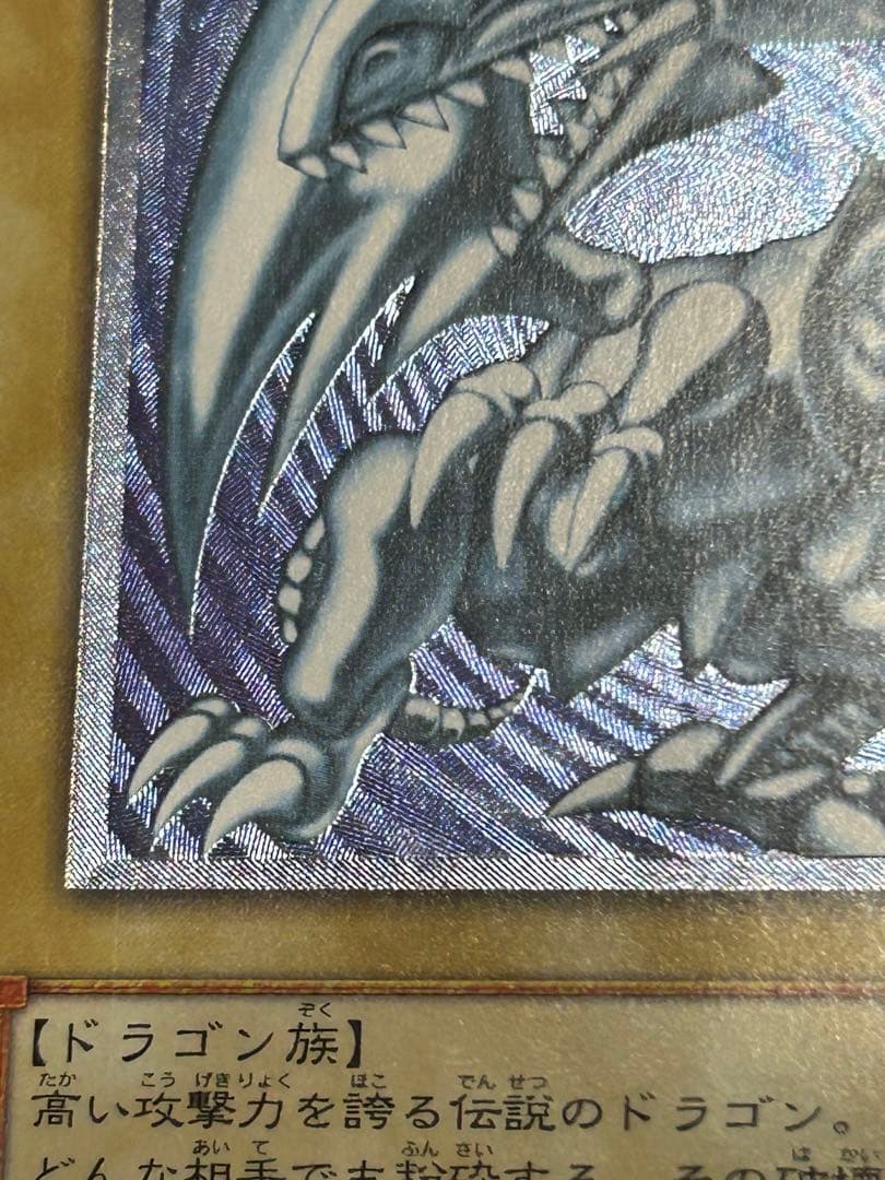 青眼の白龍 レリーフ 青艶