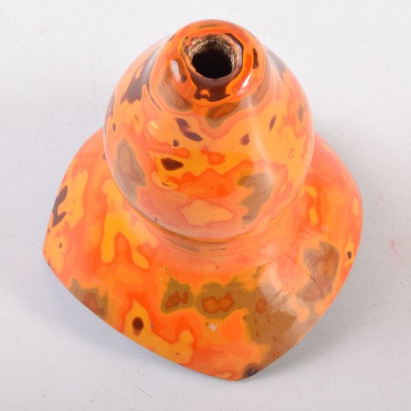 喫煙具　若狭塗　金虫喰塗　莨壷　煙草入　共箱　V　7189