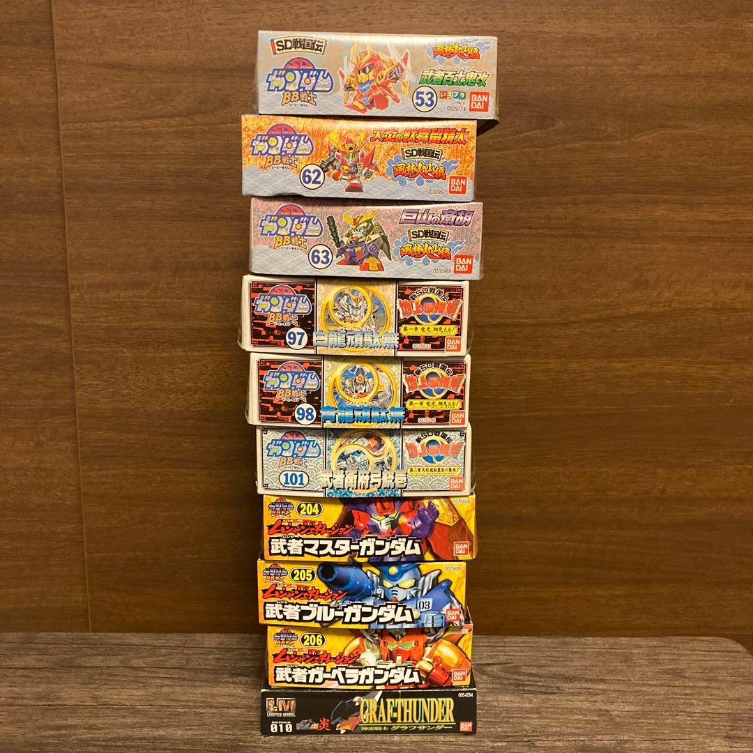 SDガンダム BB戦士　風林火山編　地上最強編　他　プラモデル　10個セット