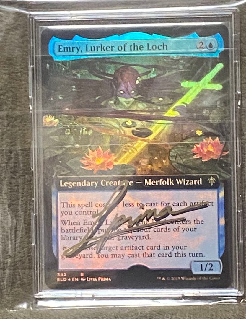 MTG 湖に潜む者、エムリー Emry アーティストプルーフ　プルーフ