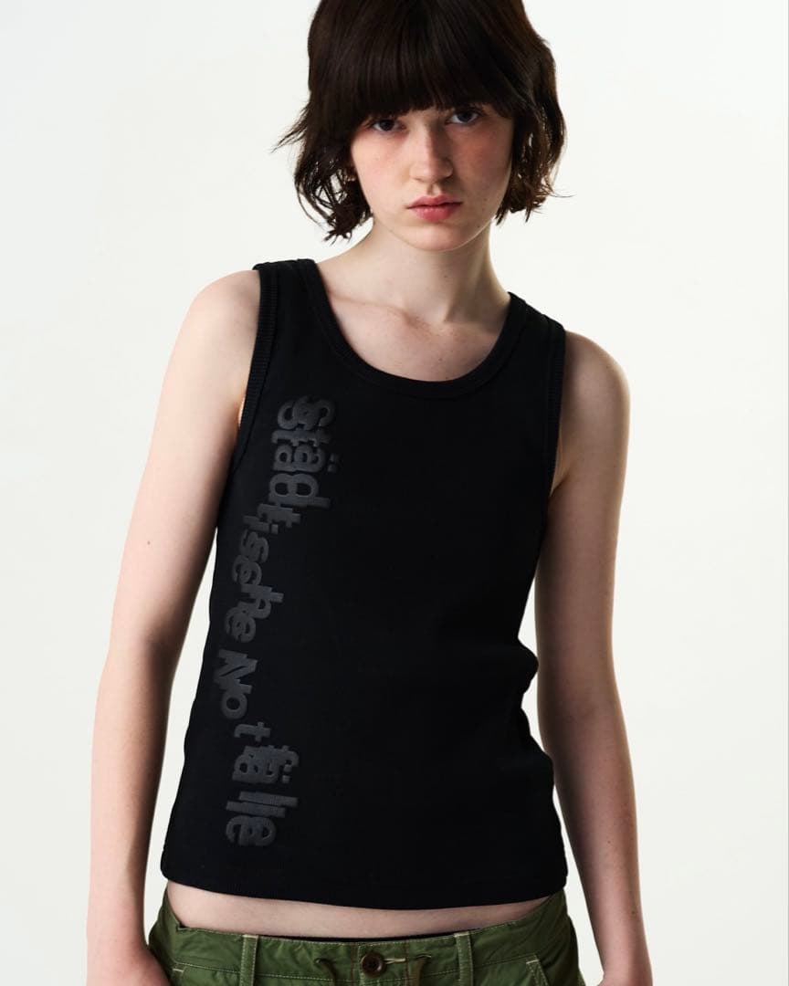 gadid anoniem LEWIN / BLACK タンクトップ