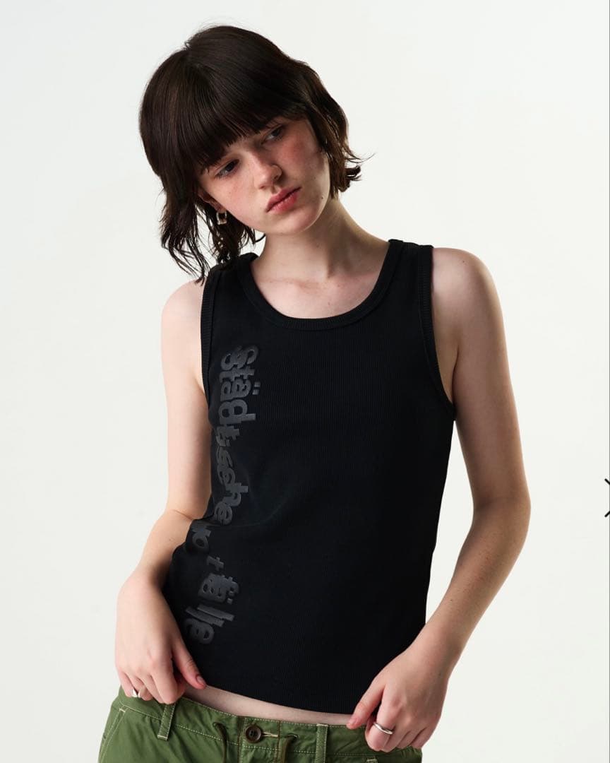 gadid anoniem LEWIN / BLACK タンクトップ