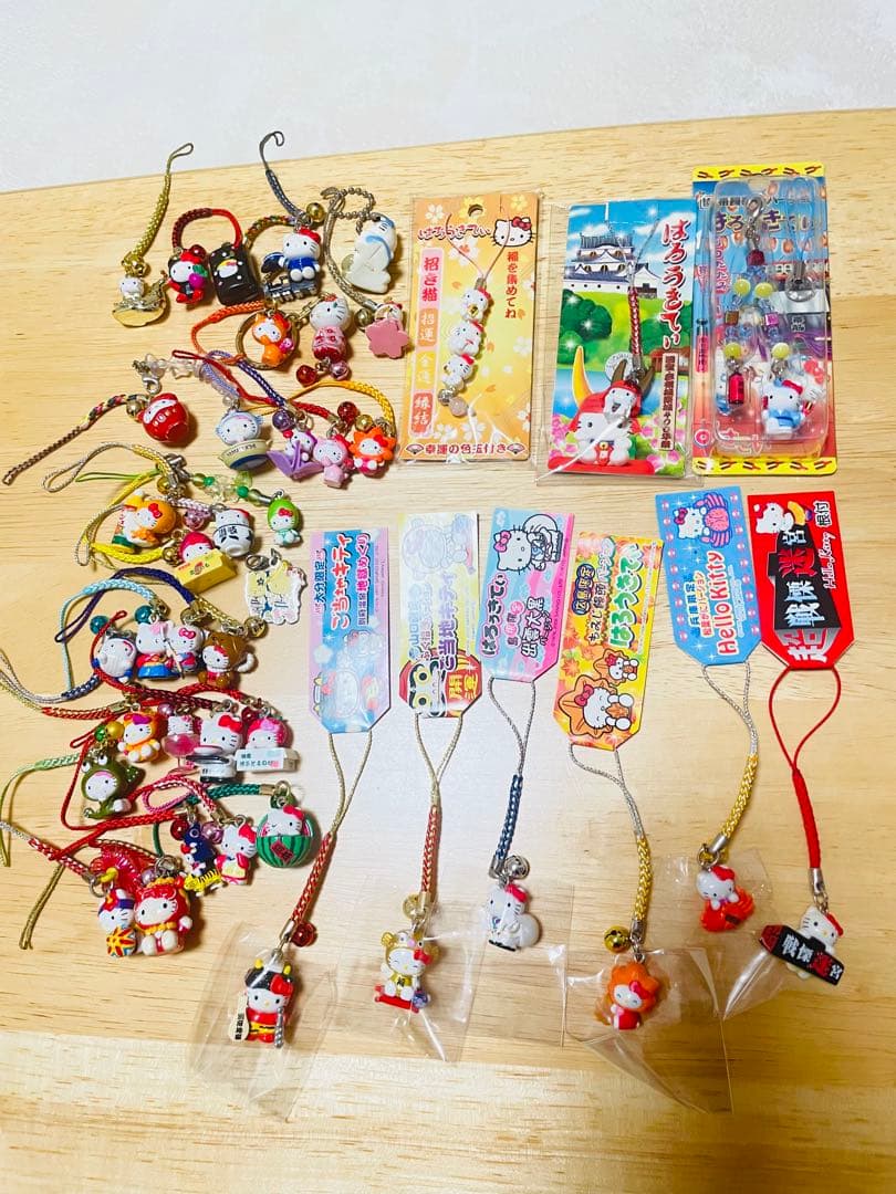 ご当地ハローキティ ストラップセット キーホルダー