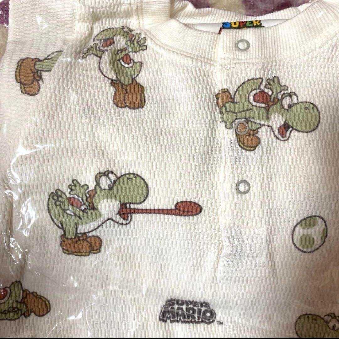 ジェラートピケ【スーパーマリオ】【キッズ】ヨッシー柄トップス＆ロングパンツ