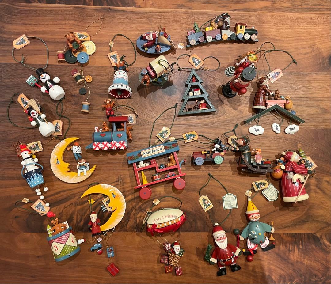 ケーテウォルファルト 木製クリスマスオーナメント 22点