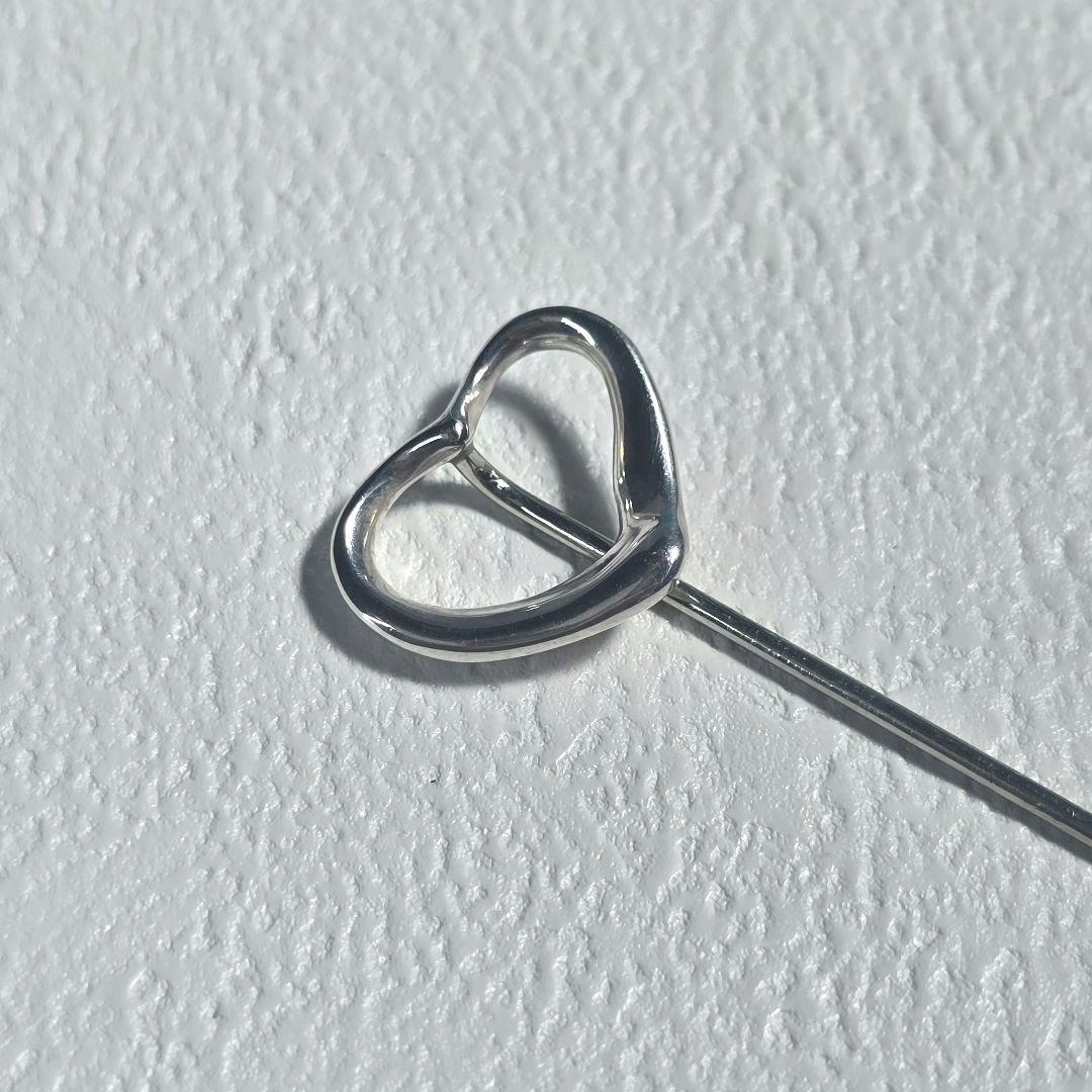 ティファニー SV925 オープンハート ピンブローチ　エルサ・ペレッティ
