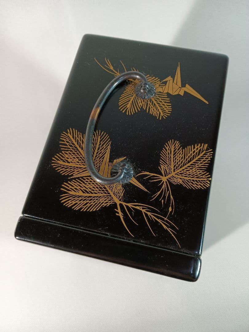 金蒔絵 豪華な徳島遊山箱 昭和中期