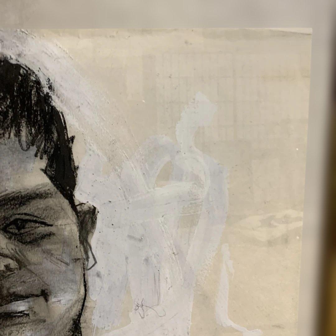 原画　サントリー広告デッサン　須田剋太