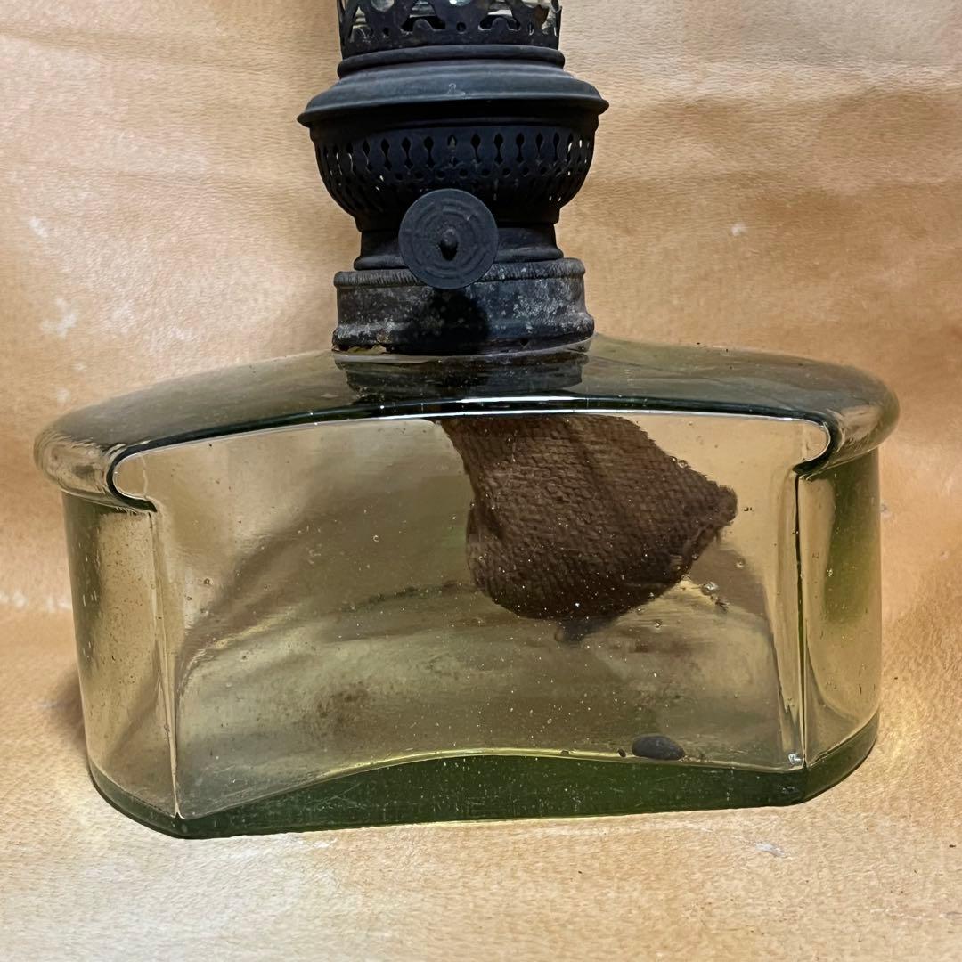 骨董 明治時代 石油ランプ　洋燈