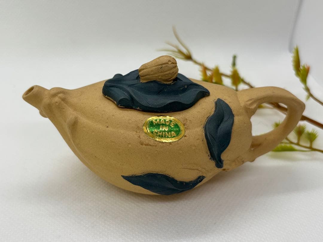 中国美術　朱泥　急須　茶器　茶道具　中国宣興　（ち722）