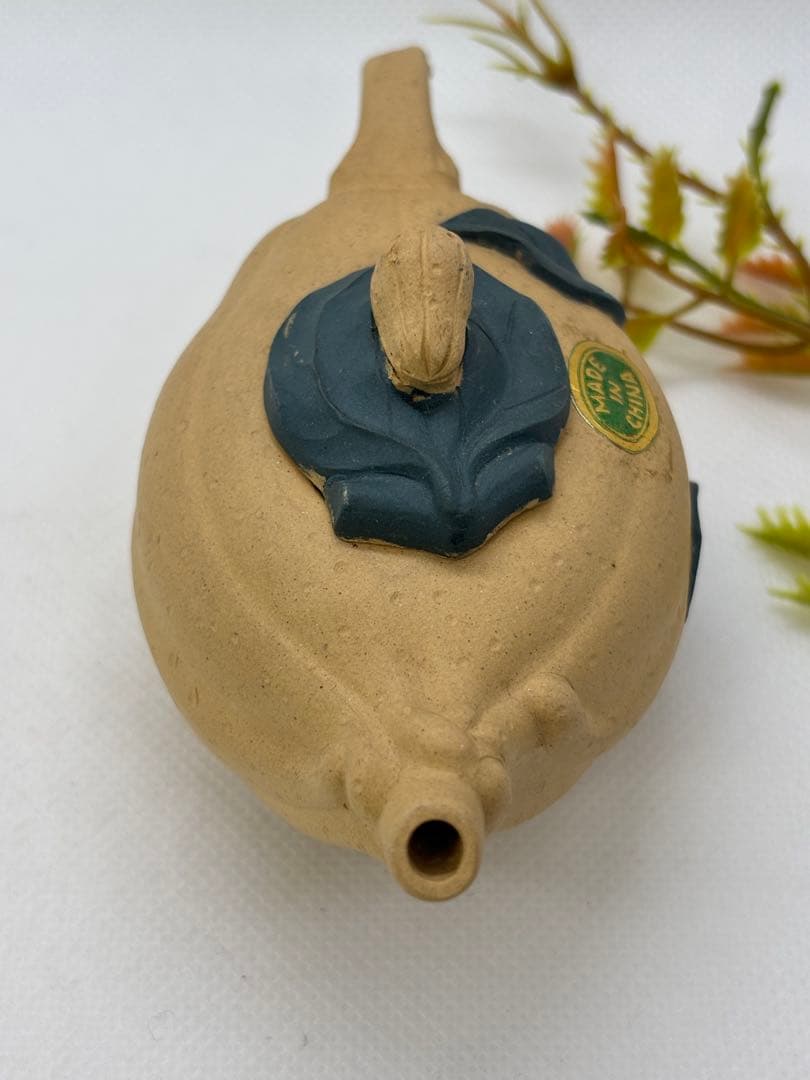 中国美術　朱泥　急須　茶器　茶道具　中国宣興　（ち722）