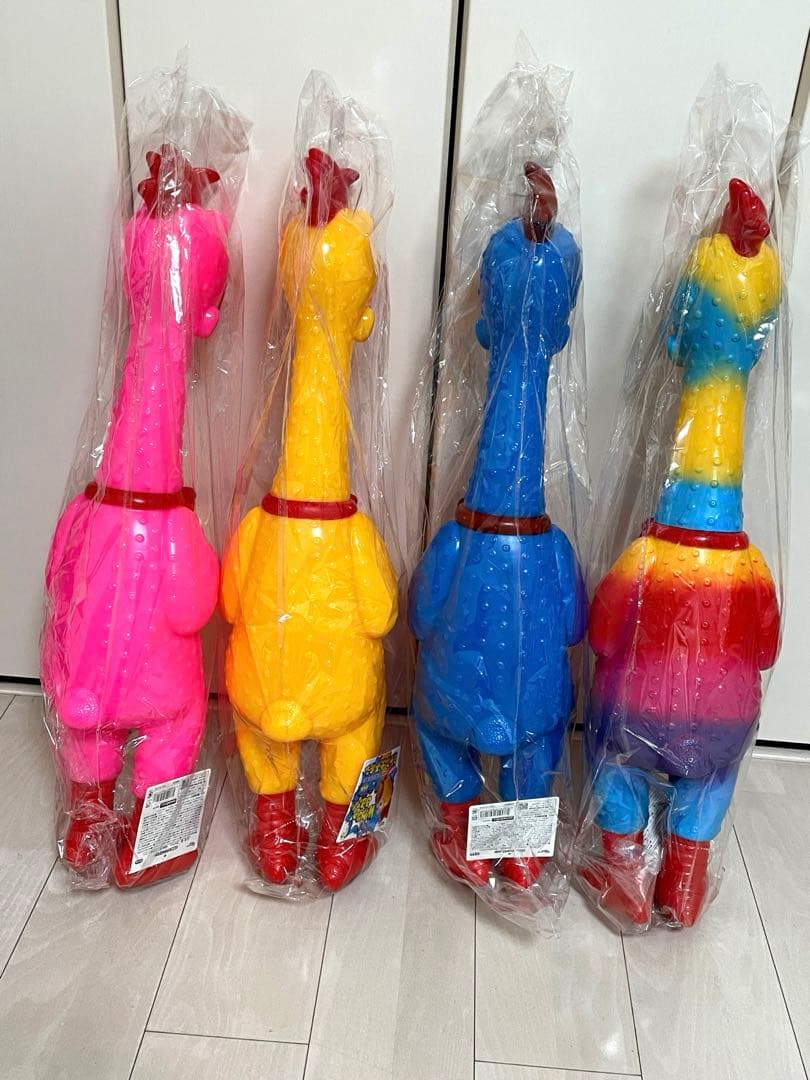 大絶叫！ジャンボチキン　72cm 全4種　ビックリチキン　コンプリート