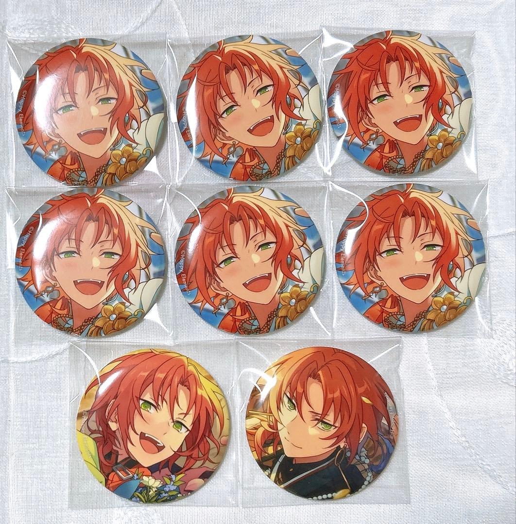 月永レオ フィーチャースカウト缶バッジ8個セット(おまけつき)