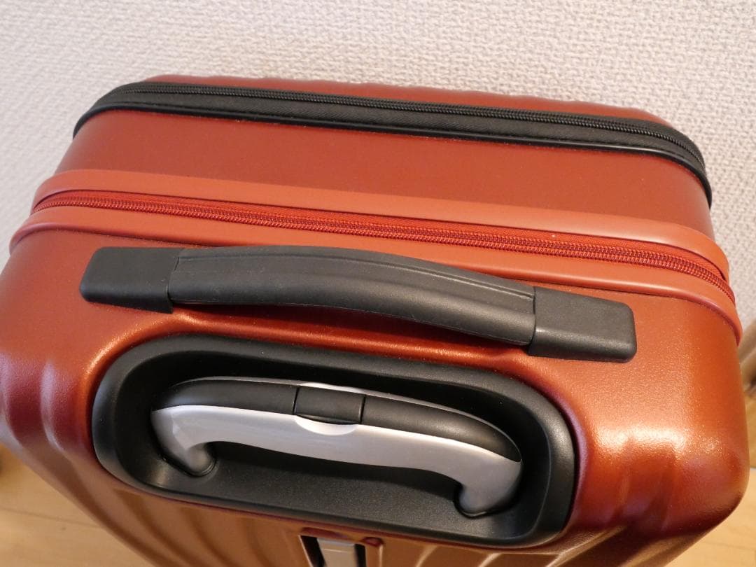 超静音キャリーケース 34L フロントオープン 機内持込み可 ストッパー付