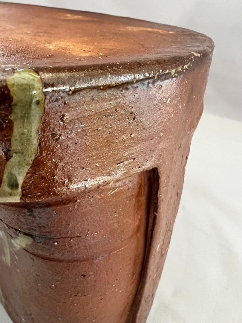 手桶型 水指  信楽焼 佐久間勝山  茶道具