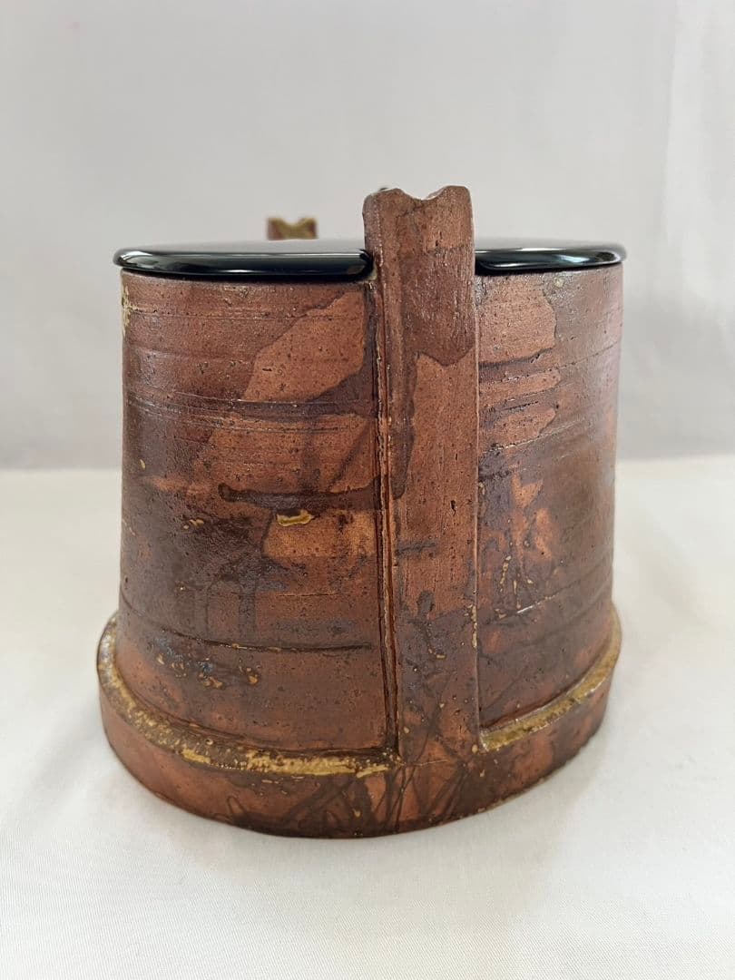 手桶型 水指  信楽焼 佐久間勝山  茶道具