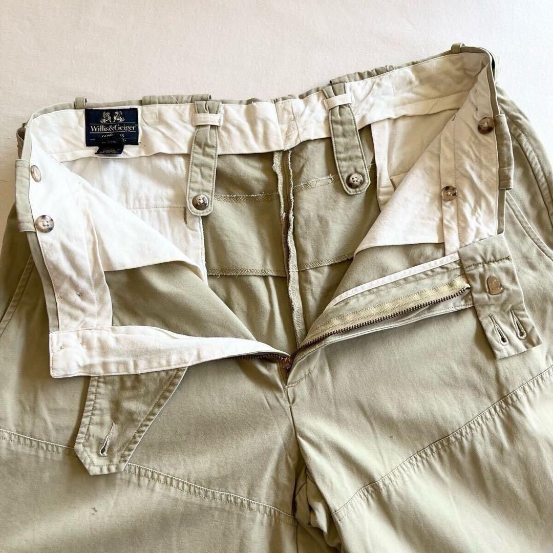 90s Willis＆ ブッシュポプリン ユーティリティ パンツ