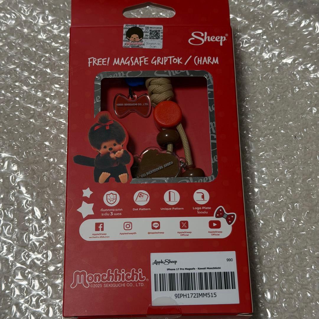 海外限定 モンチッチ monchhichi iPhone17pro ケース