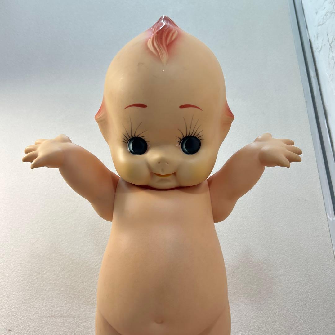 ☆非売品　昭和レトロ　当時物　キューピー人形台座付　高さ83㎝　特大　大きい☆