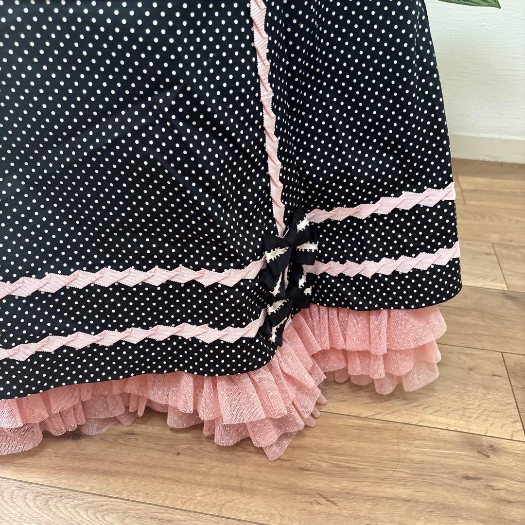 イノセントワールド　フリル水玉スカート