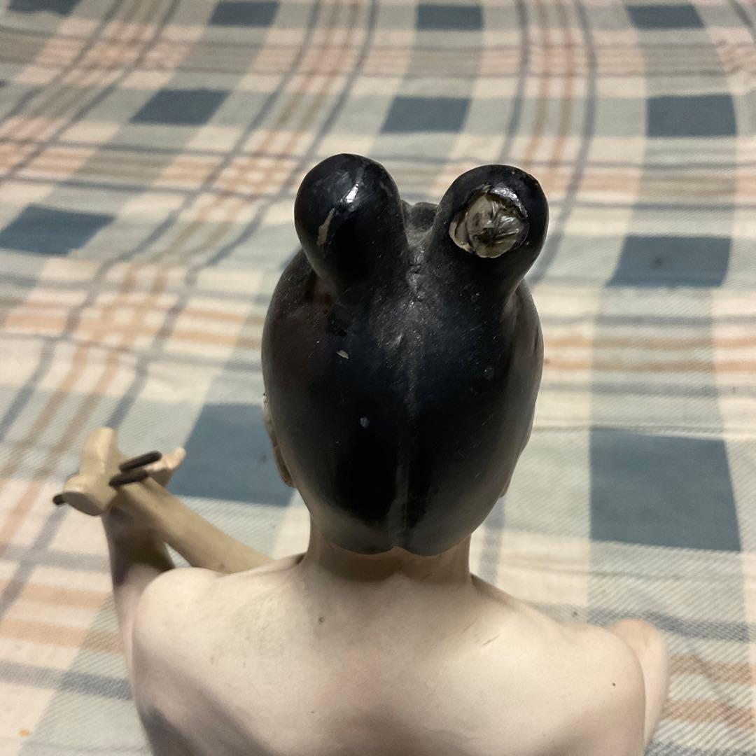 裸弁天様　座像　FRP造形人形。