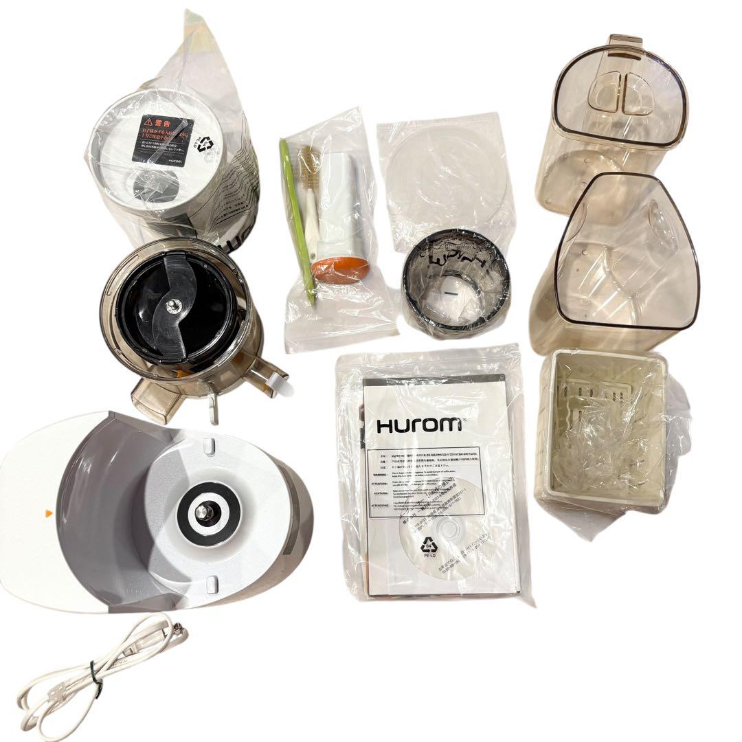 HUROM ヒューロム スロージューサー H2H ホワイト　未使用品