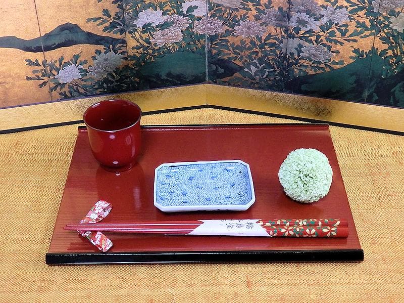 古伊万里　染付　微塵唐草の図　角皿　豆皿　E532AS-fbte