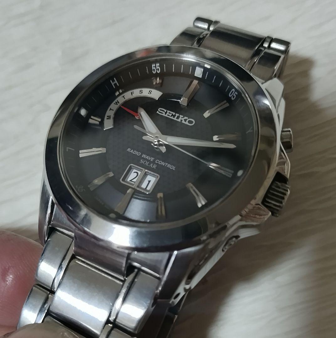 【動作品】SEIKO セイコー BRIGHTZ ブライツ 電波ソーラー メンズ