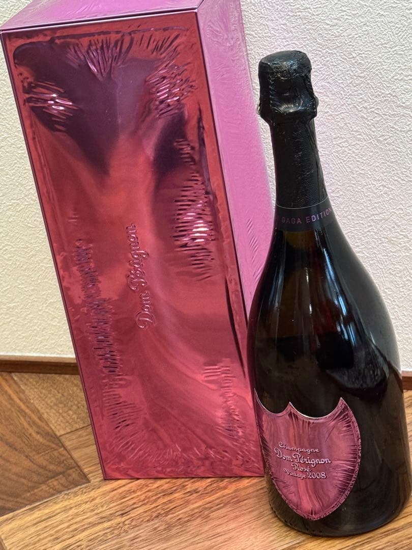 ドンペリニヨン ロゼ ヴィンテージ 2008 レディーガガ 専用ボックス入り
