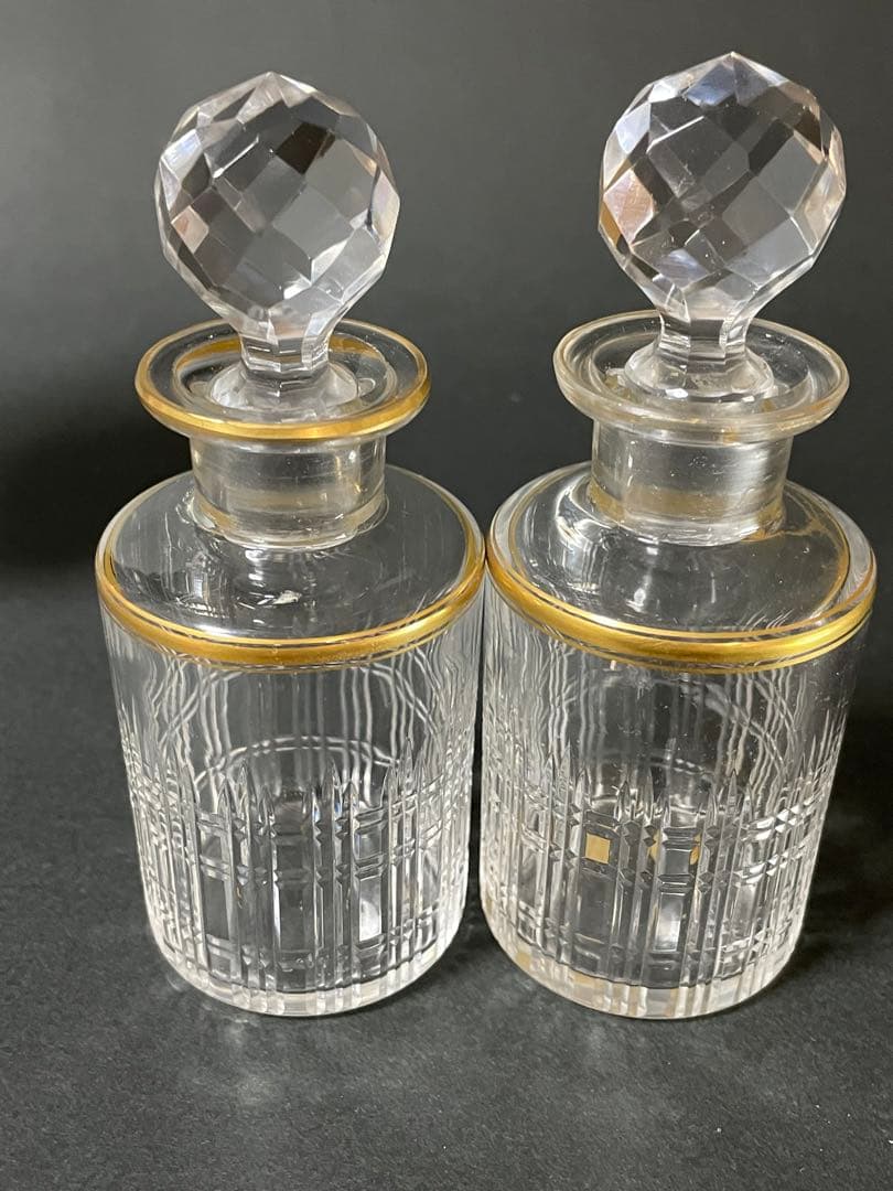 オールドバカラカブールアトマイザー香水瓶3本バカラシール有り