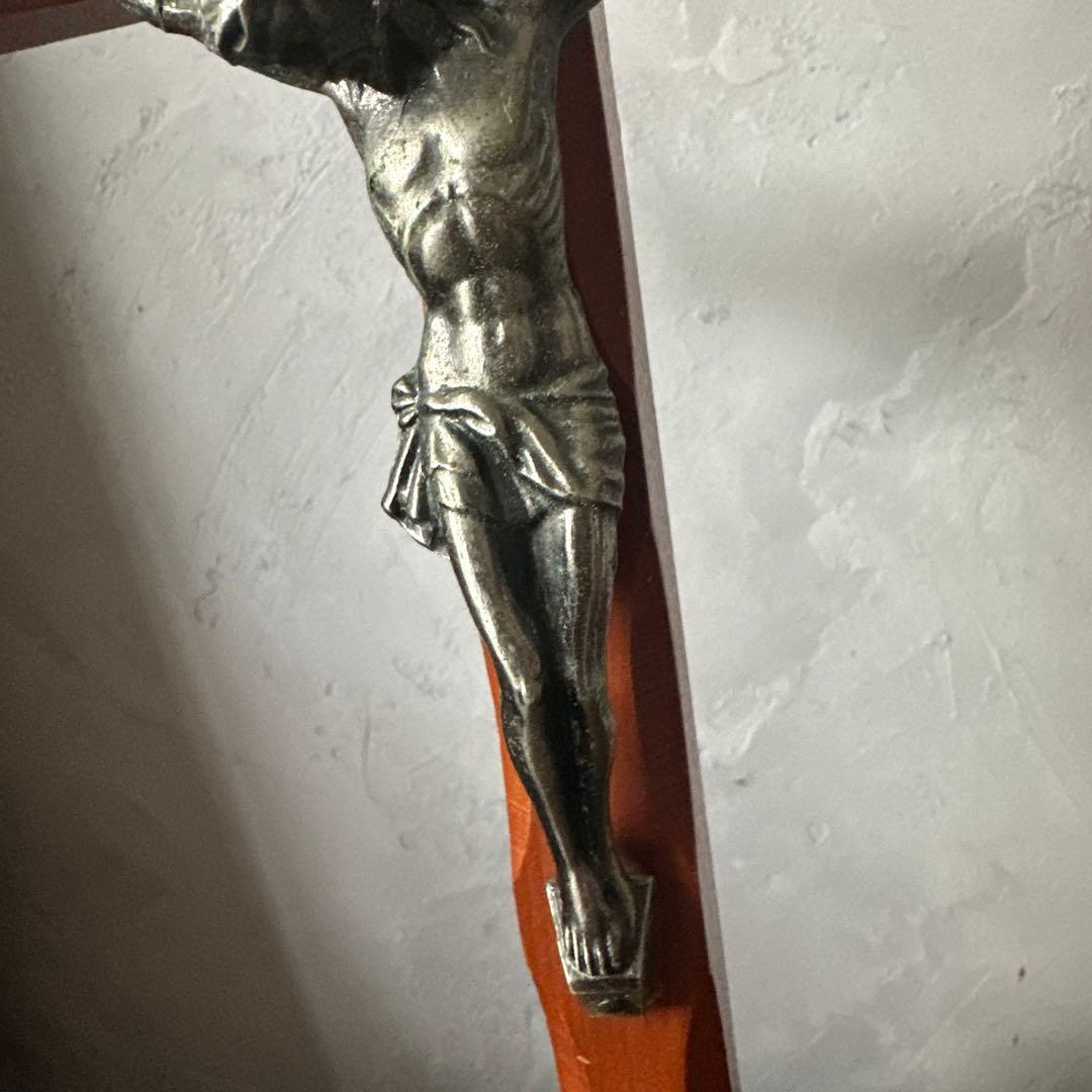 瞬間的お値下げ‼️木製十字架 INRI付き　ヴィンテージ