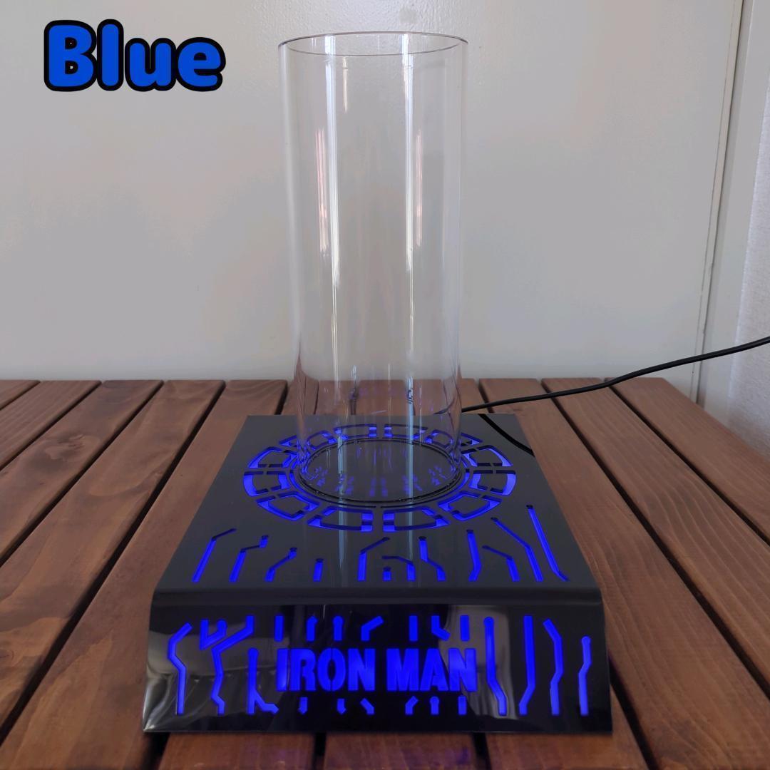 【アイアンマン】新品 ヘルメットスタンド マスクスタンド LED 七色点灯