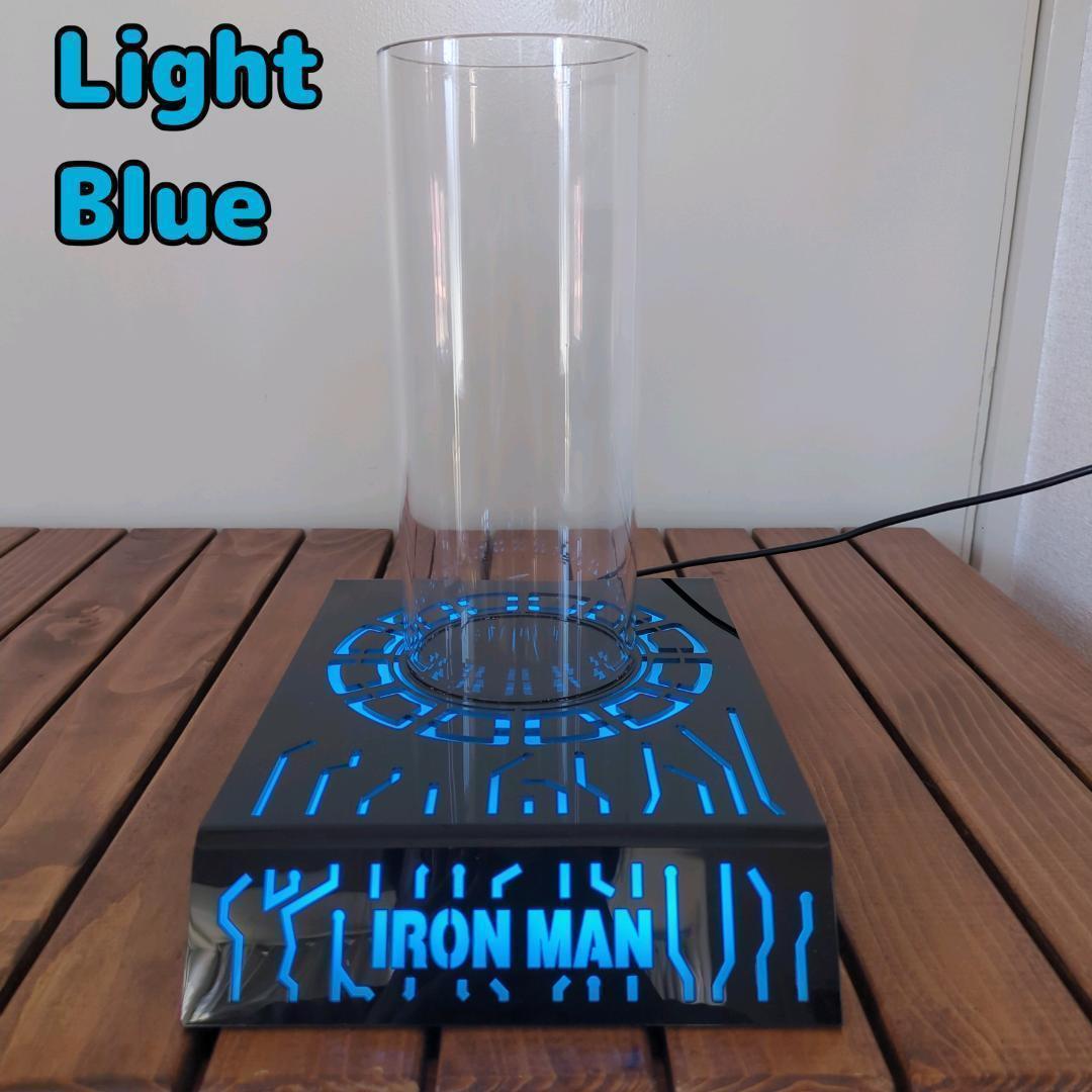 【アイアンマン】新品 ヘルメットスタンド マスクスタンド LED 七色点灯