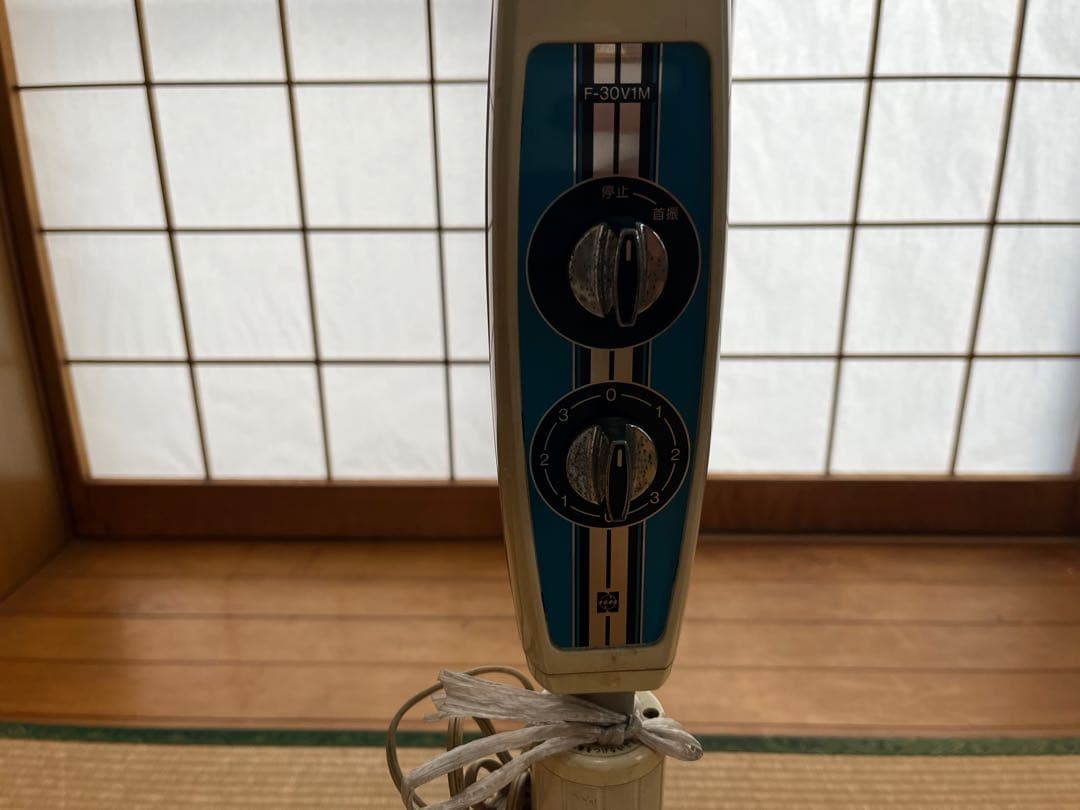 National ナショナル レトロ 扇風機 F-30V1M 伸縮可能 店舗にも