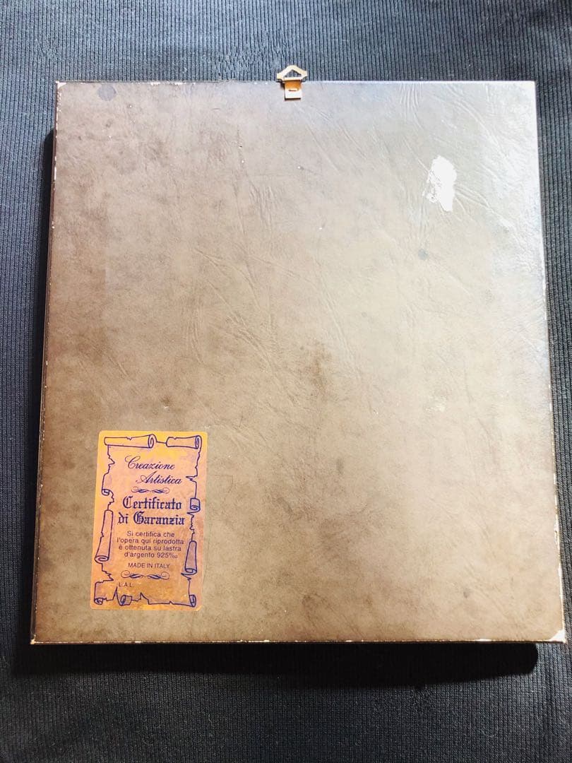 マリア額絵 ★ 純銀製 ★ クラシックアート イタリアにて購入