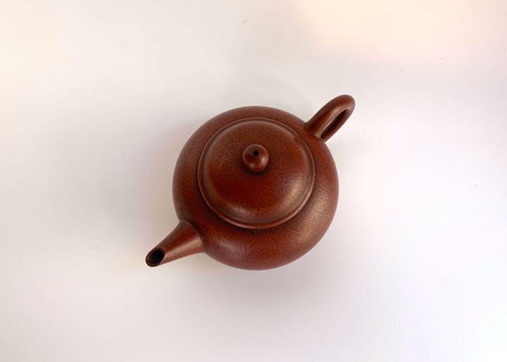 中国古玩 唐物  孟臣 水平壺 単孔 朱泥 急須 時代物  煎茶道具