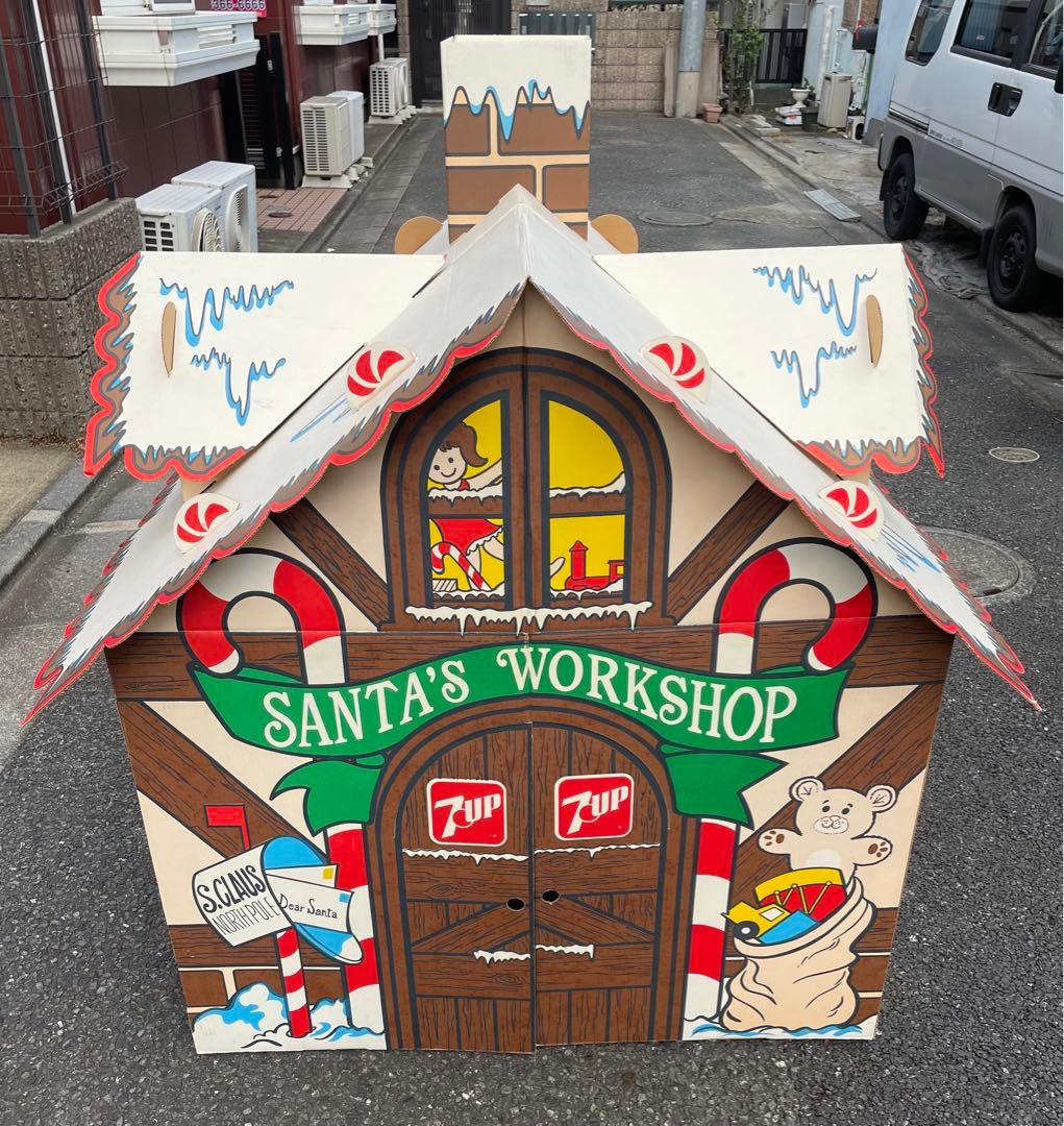 珍品！アメリカ買付け1980's Vintage 7up SANTA WORKS