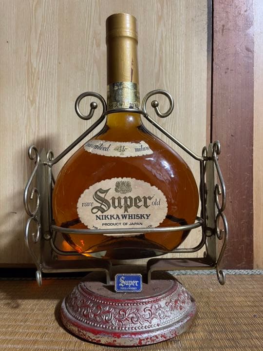 ニッカ　ウイスキー　４０年前　3785ml 台付