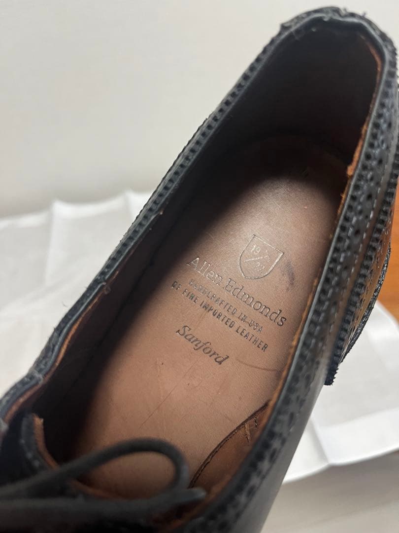 ★★美品★★アレンエドモンズ ウィングチップ ビジネスシューズ 27cm