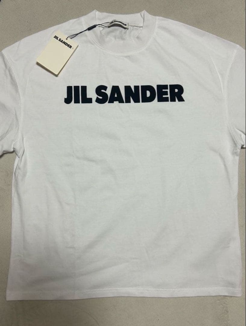 特別値下げ★JIL SANDER ロゴプリント Tシャツ ホワイト