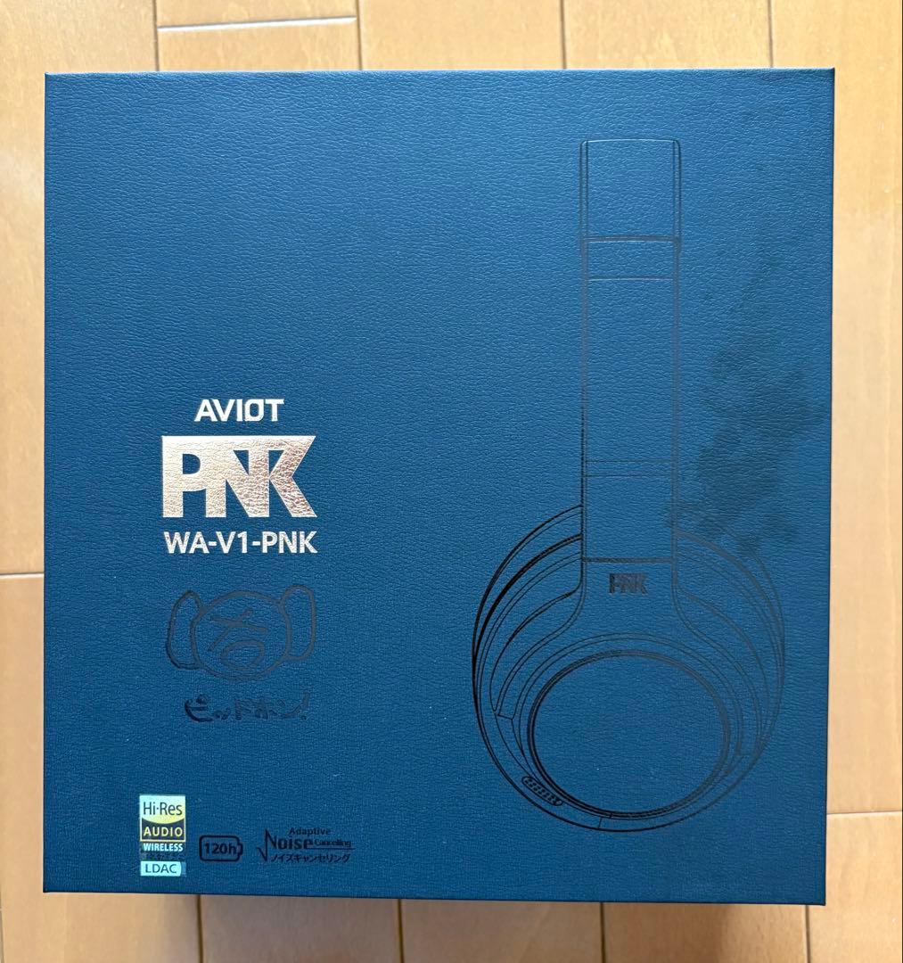 AVIOT WA-V1-PNK ワイヤレスヘッドホン