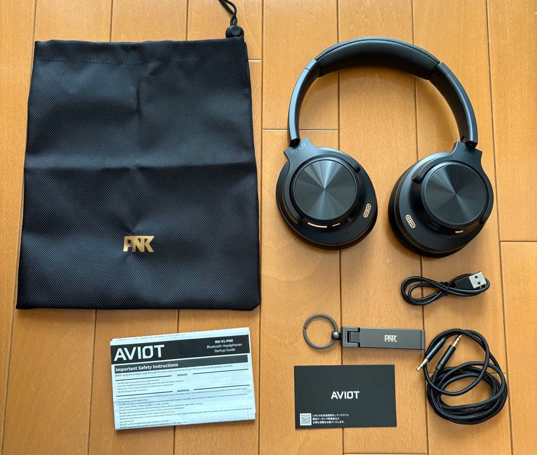 AVIOT WA-V1-PNK ワイヤレスヘッドホン
