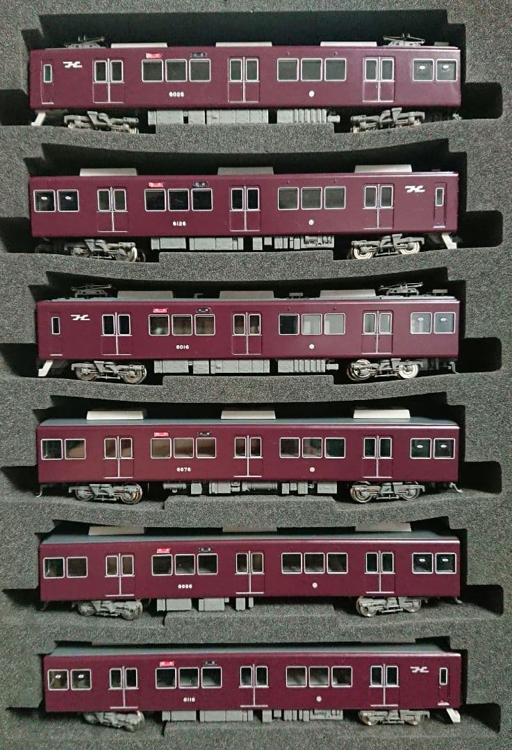 Nゲージ グリーンマックス 阪急6000系 神戸線 旧塗装 2+4両セット