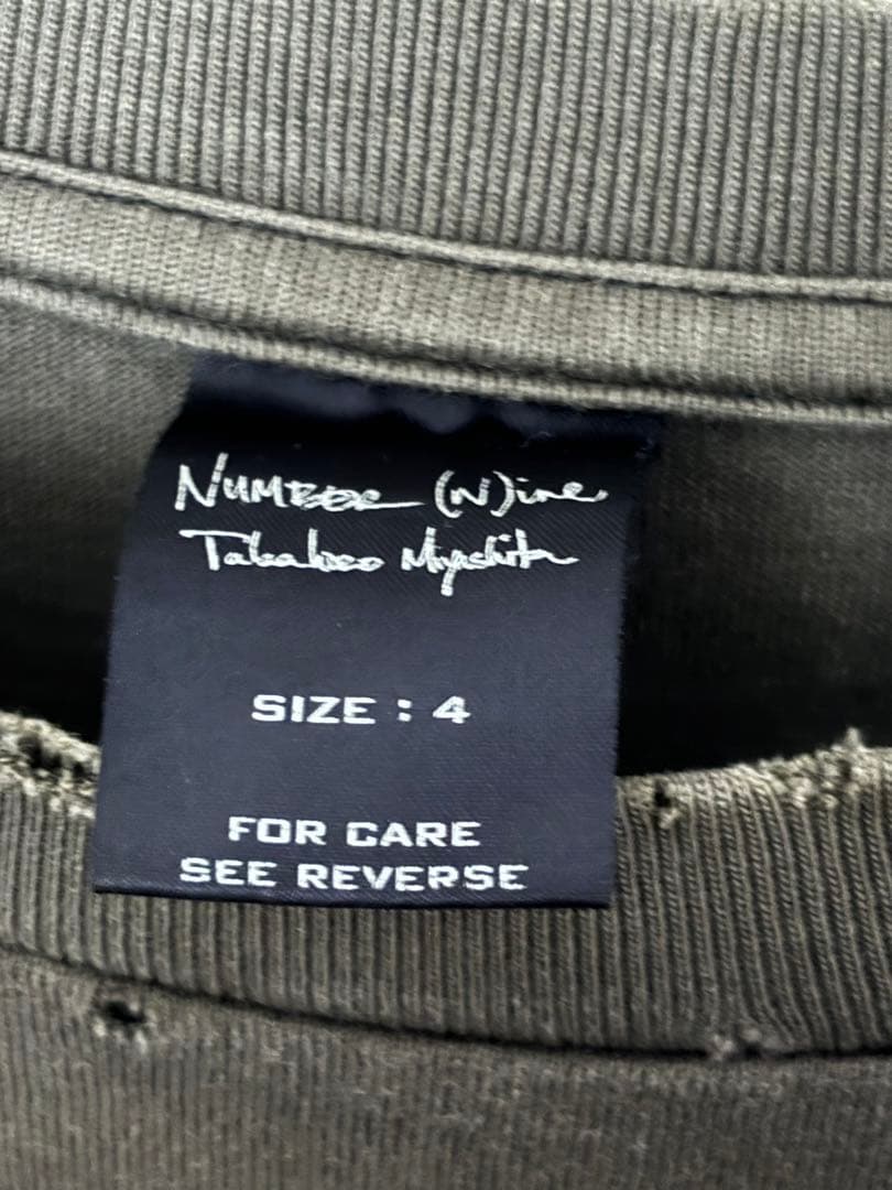 ナンバーナイン Tシャツ Lサイズ