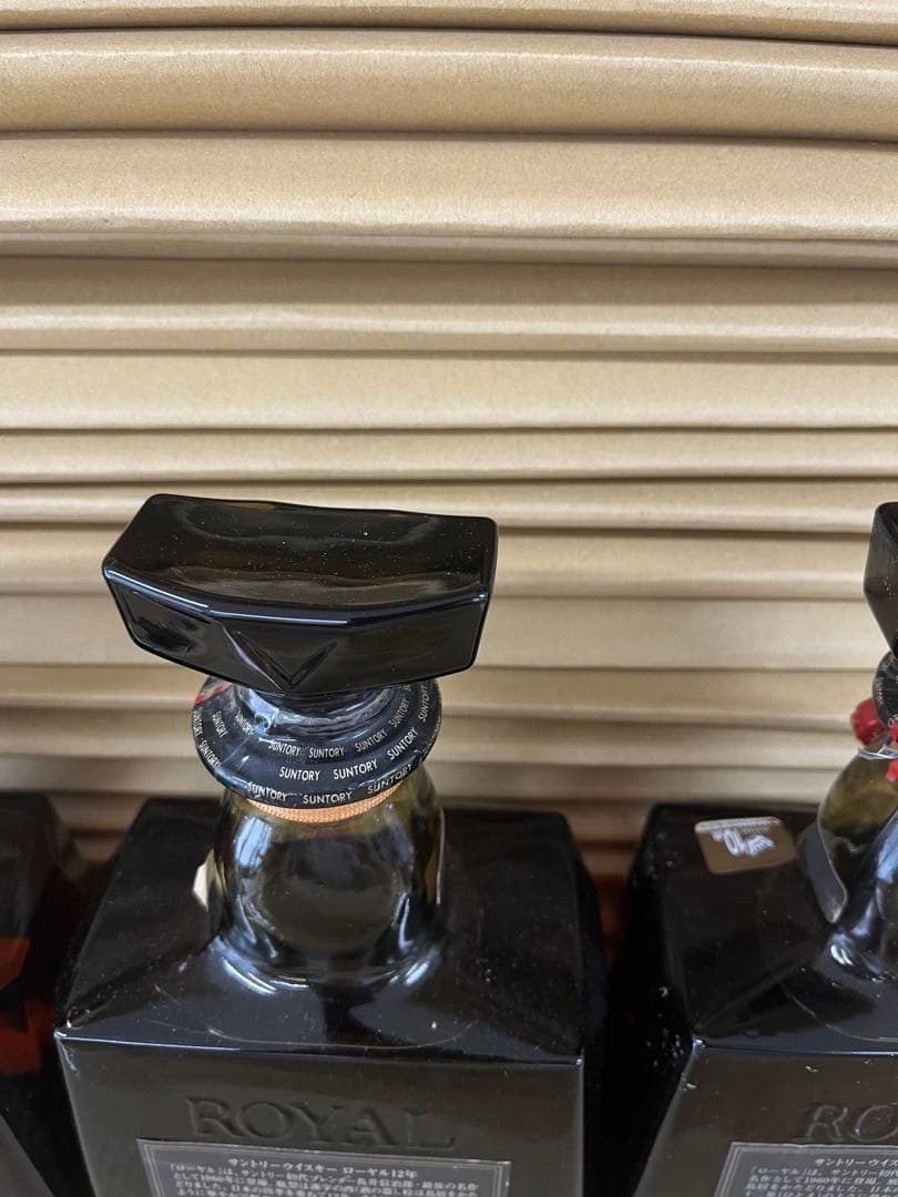 訳ありラベル汚れ、傷有りサントリー 12年 700ml 3本セット