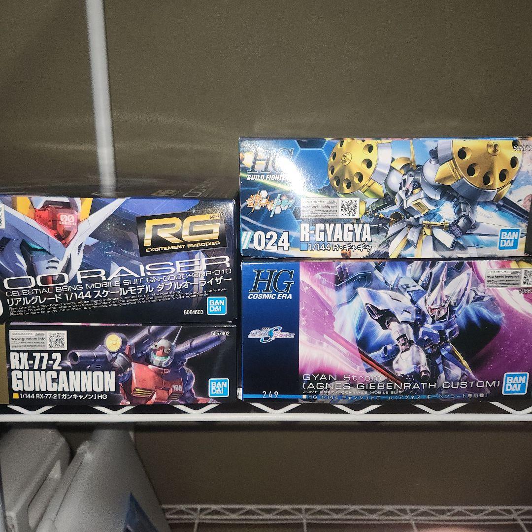 ガンプラ　4点　HG　RG　セット