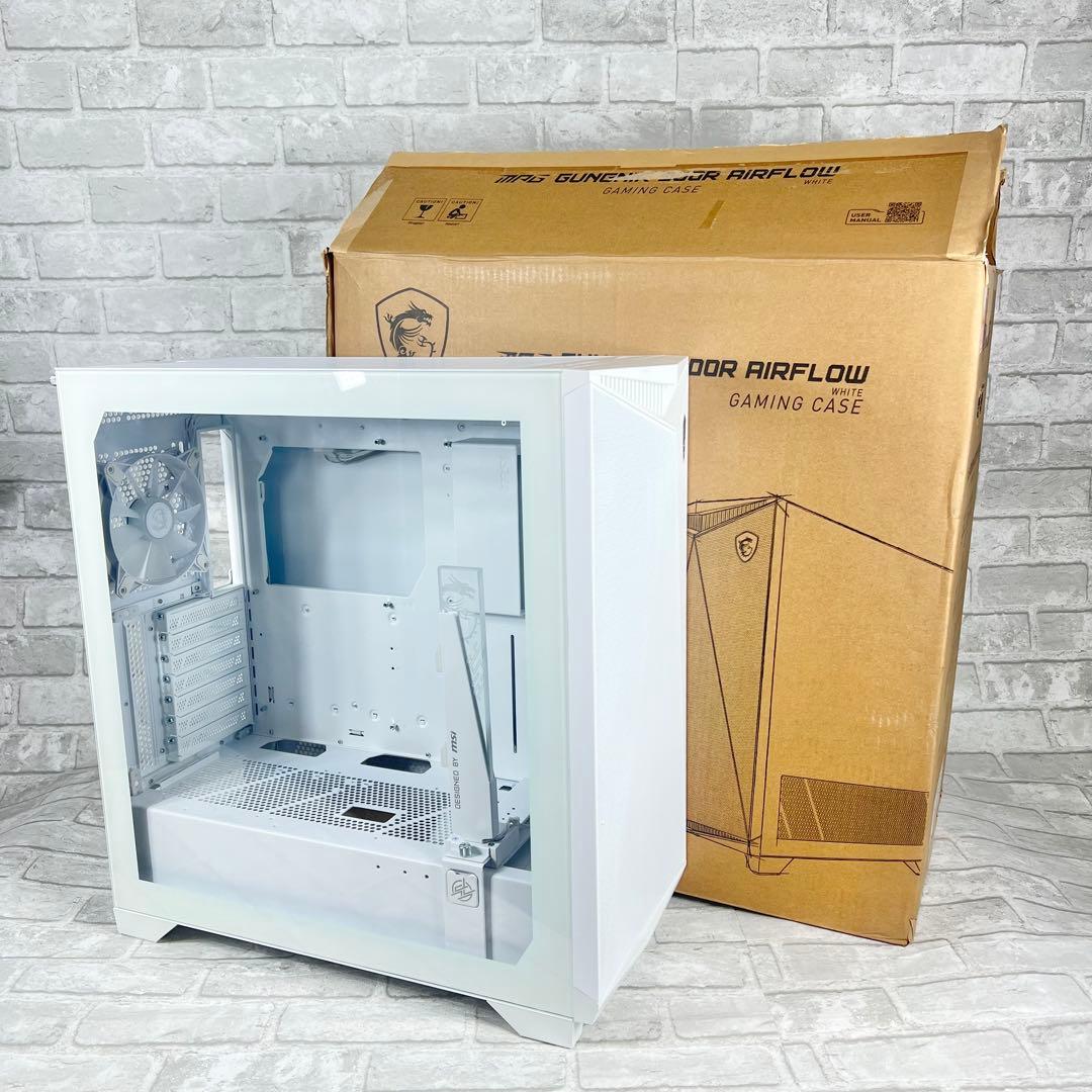 MSI MPG GUNGNIR 300R AIRFLOW WHITE　pcケース